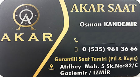 GAZİEMİRDE SAATÇİ